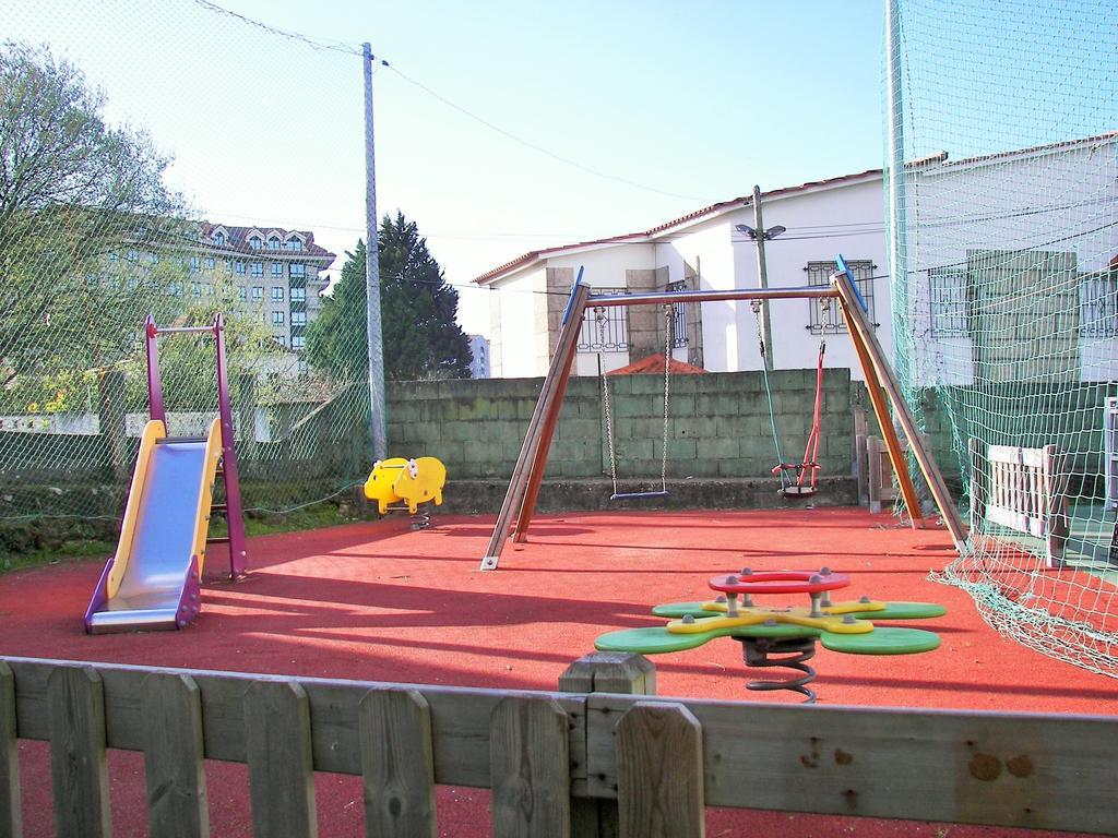 Hostal Santa Marta Playa Baiona Buitenkant foto